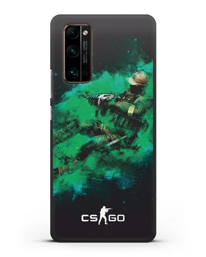 Чехол Counter-Strike GO террорист силиконовый для Honor 30 Pro
