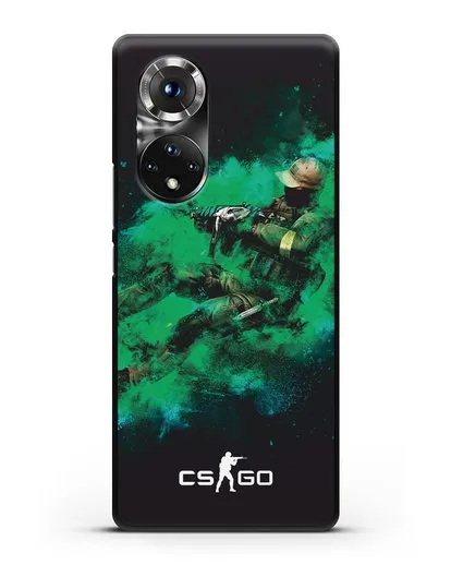 Чехол Counter-Strike GO террорист силиконовый для Honor 50