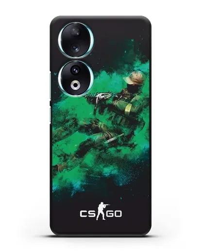 Чехол Counter-Strike GO террорист силиконовый для Honor 90