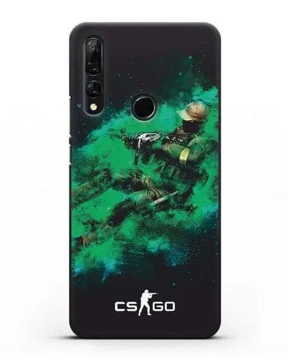 Чехол Counter-Strike GO террорист силиконовый для Honor 9X
