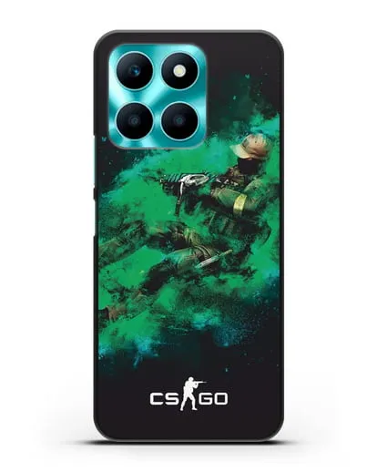 Чехол Counter-Strike GO террорист силиконовый для Honor X6a