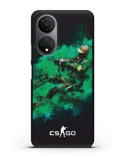 Чехол Counter-Strike GO террорист силиконовый для Honor X7