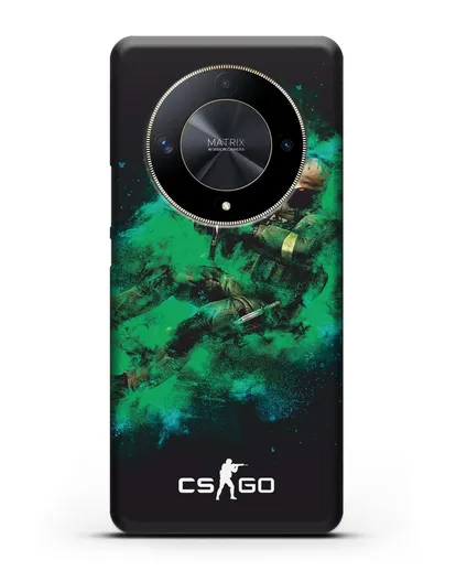 Чехол Counter-Strike GO террорист силиконовый для Honor X9b