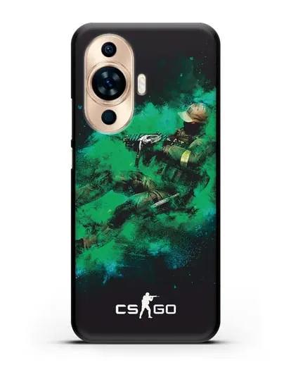 Чехол Counter-Strike GO террорист силиконовый для Huawei Nova 11