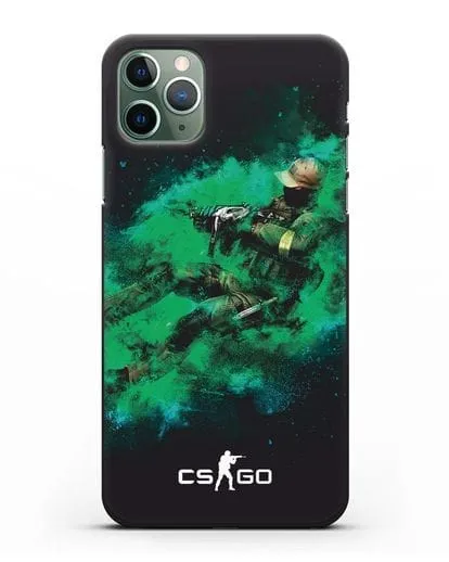 Чехол Counter-Strike GO террорист силиконовый для iPhone 11 Pro Max