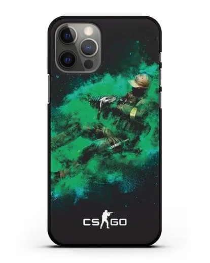 Чехол Counter-Strike GO террорист силиконовый для iPhone 12 Pro