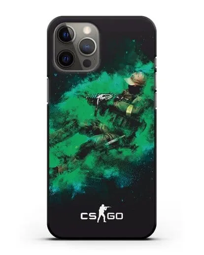 Чехол Counter-Strike GO террорист силиконовый для iPhone 12 Pro Max