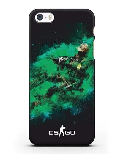 Чехол Counter-Strike GO террорист силиконовый для iPhone 5/5s/SE