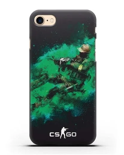 Чехол Counter-Strike GO террорист силиконовый для iPhone 8