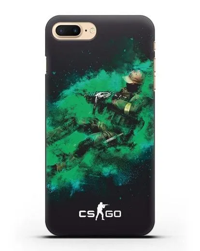 Чехол Counter-Strike GO террорист силиконовый для iPhone 7 Plus