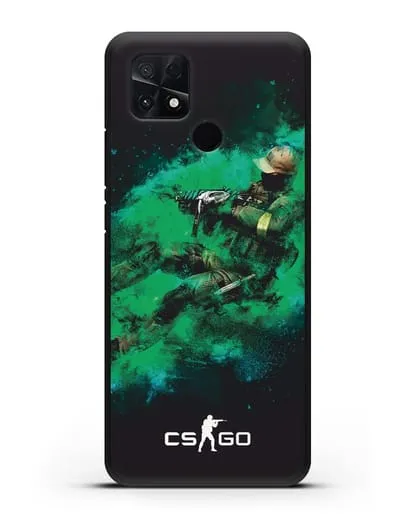 Чехол Counter-Strike GO террорист силиконовый для Xiaomi Poco C40
