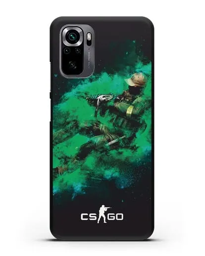 Чехол Counter-Strike GO террорист силиконовый для Xiaomi Poco M5s