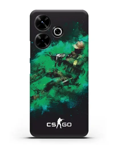 Чехол Counter-Strike GO террорист силиконовый для Xiaomi Poco M6