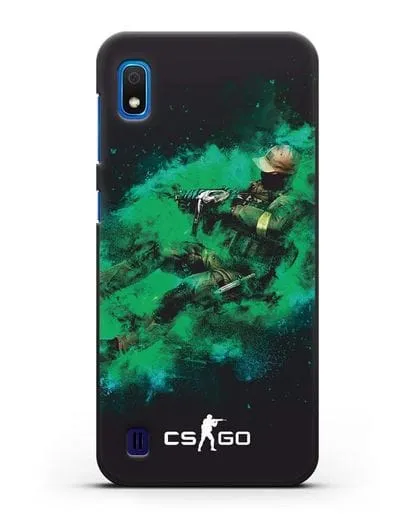 Чехол Counter-Strike GO террорист силиконовый для Samsung Galaxy A10 [SM-A105F]