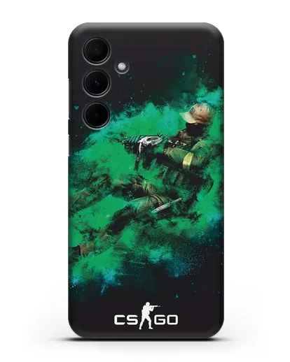 Чехол Counter-Strike GO террорист силиконовый для Samsung Galaxy A35 [SM-A356]