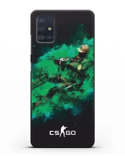 Чехол Counter-Strike GO террорист силиконовый для Samsung Galaxy A51 [SM-A515F]
