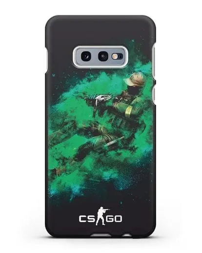 Чехол Counter-Strike GO террорист силиконовый для Samsung Galaxy S10e [SM-G970F]