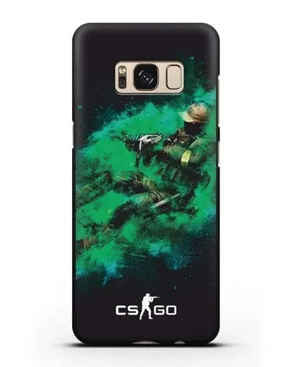 Чехол Counter-Strike GO террорист силиконовый для Samsung Galaxy S8 Plus [SM-G955F]