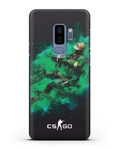 Чехол Counter-Strike GO террорист силиконовый для Samsung Galaxy S9 Plus [SM-G965F]