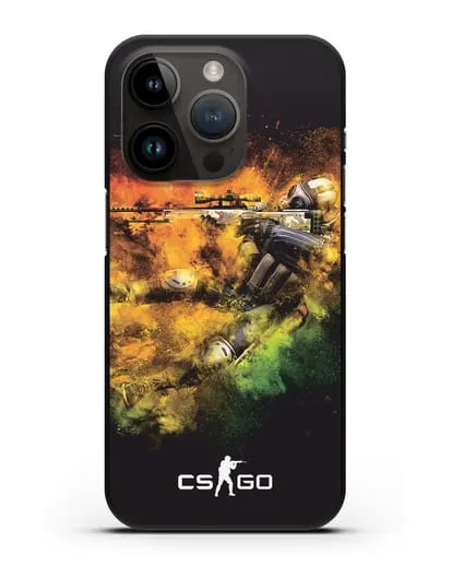 Чехол CS GO снайпер террорист силиконовый для iPhone 14 Pro