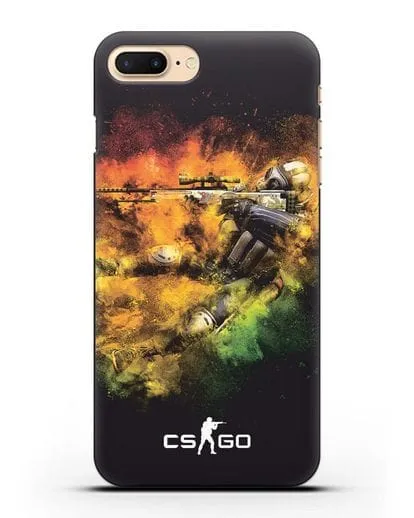 Чехол CS GO снайпер террорист силиконовый для iPhone 8 Plus
