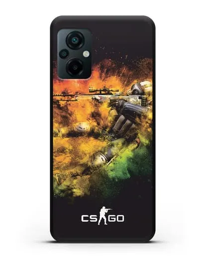 Чехол CS GO снайпер террорист силиконовый для Xiaomi Poco M5
