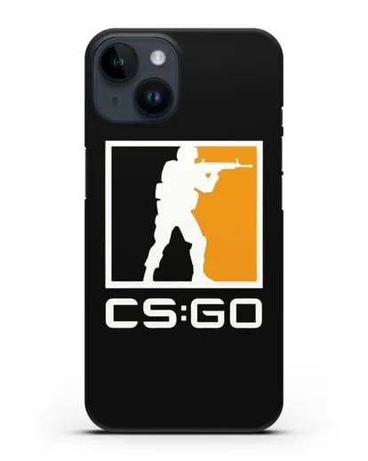 Чехол с логотипом CS GO силиконовый для iPhone 14