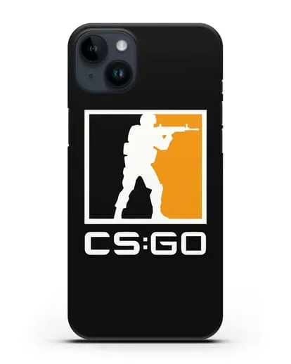 Чехол с логотипом CS GO силиконовый для iPhone 14 Plus
