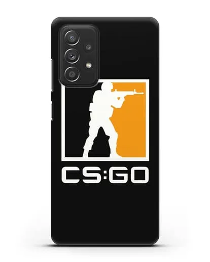 Чехол с логотипом CS GO силиконовый для Samsung Galaxy A53