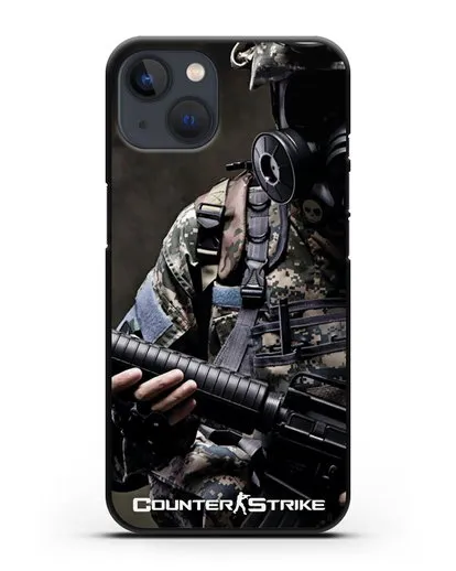 Чехол с картинкой Counter-Strike силиконовый для iPhone 13