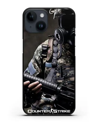 Чехол с картинкой Counter-Strike силиконовый для iPhone 14