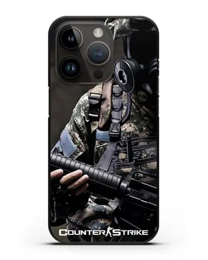 Чехол с картинкой Counter-Strike силиконовый для iPhone 14 Pro
