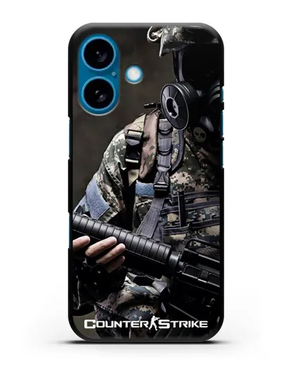 Чехол с картинкой Counter-Strike силиконовый для iPhone 16