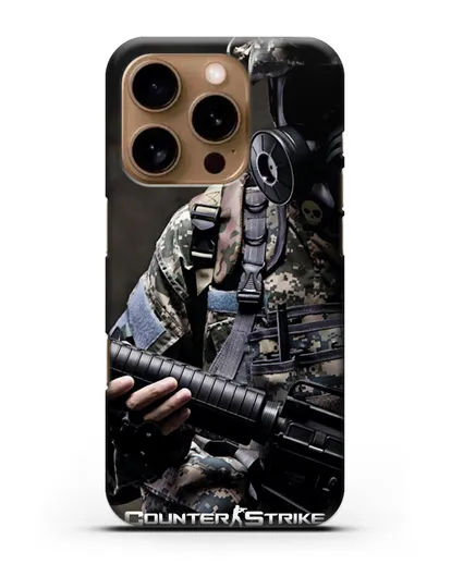 Чехол с картинкой Counter-Strike силиконовый для iPhone 16 Pro