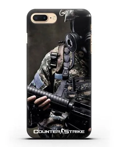 Чехол с картинкой Counter-Strike силиконовый для iPhone 7 Plus
