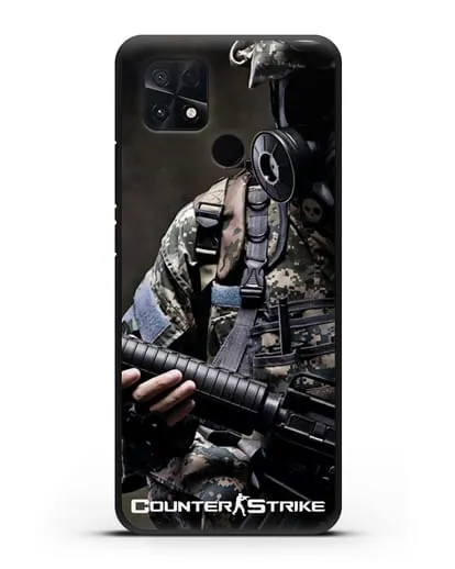 Чехол с картинкой Counter-Strike силиконовый для Xiaomi Poco C40
