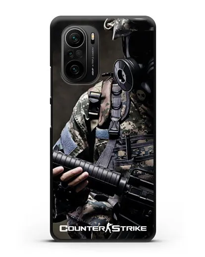 Чехол с картинкой Counter-Strike силиконовый для Xiaomi Poco F3