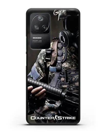 Чехол с картинкой Counter-Strike силиконовый для Xiaomi Poco F4