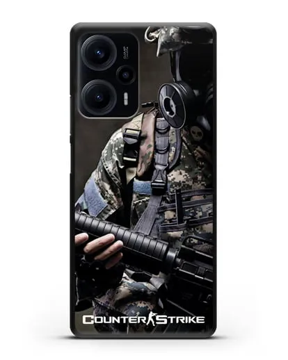 Чехол с картинкой Counter-Strike силиконовый для Xiaomi Poco F5