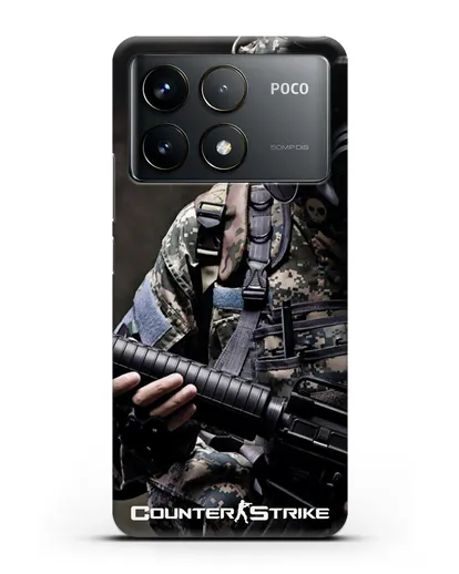 Чехол с картинкой Counter-Strike силиконовый для Xiaomi Poco F6 Pro