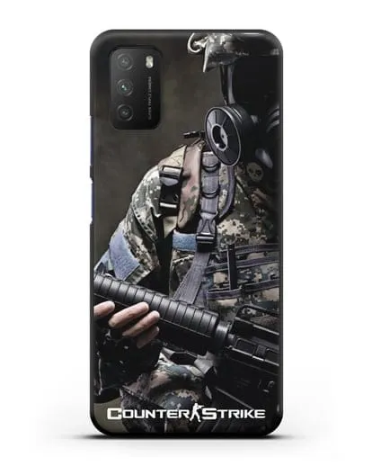 Чехол с картинкой Counter-Strike силиконовый для Xiaomi Poco M3