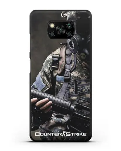 Чехол с картинкой Counter-Strike силиконовый для Xiaomi Poco X3