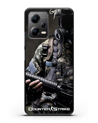 Чехол с картинкой Counter-Strike силиконовый для Xiaomi Poco X5