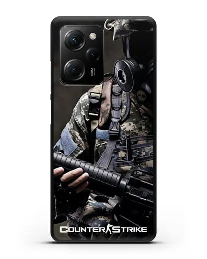Чехол с картинкой Counter-Strike силиконовый для Xiaomi Poco X5 Pro