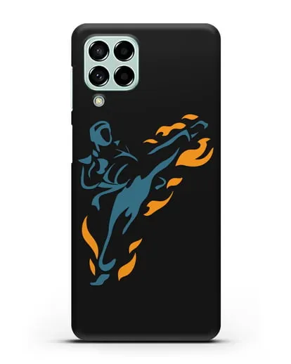 Чехол Боец каратэ силиконовый для Samsung Galaxy M53 [SM-M536]