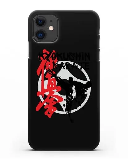 Чехол с логотипом Kyokushin Karate силиконовый для iPhone 11