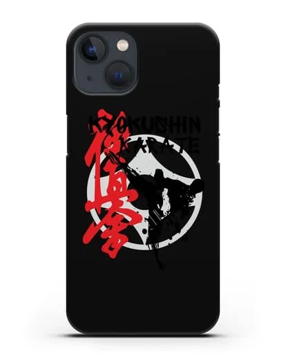 Чехол с логотипом Kyokushin Karate силиконовый для iPhone 13