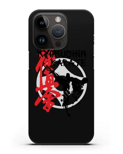 Чехол с логотипом Kyokushin Karate силиконовый для iPhone 14 Pro
