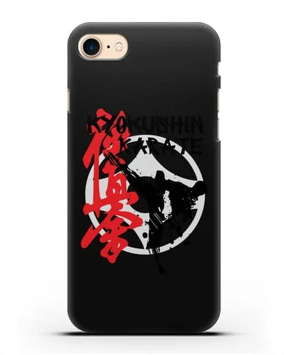 Чехол с логотипом Kyokushin Karate силиконовый для iPhone 7