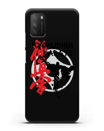 Чехол с логотипом Kyokushin Karate силиконовый для Xiaomi Poco M3